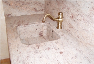 Sivakasi Pink Granite Countertop Sivakasi Pink Granite Countertop