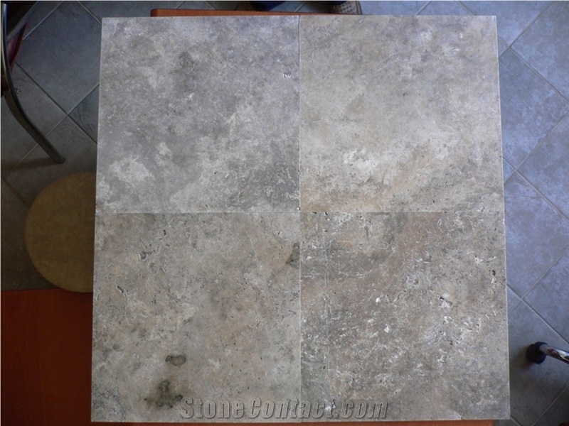 Turkish Silver (Gray) Travertine DMM
