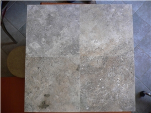 Turkish Silver (Gray) Travertine DMM