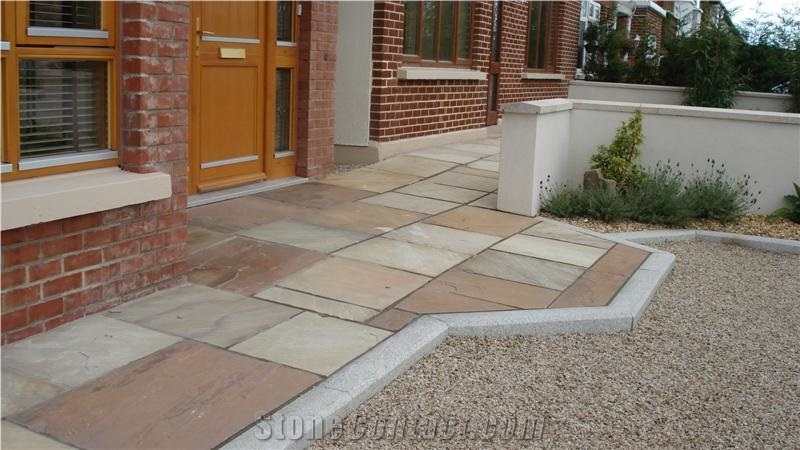 Indian Mint Sandstone Pavings
