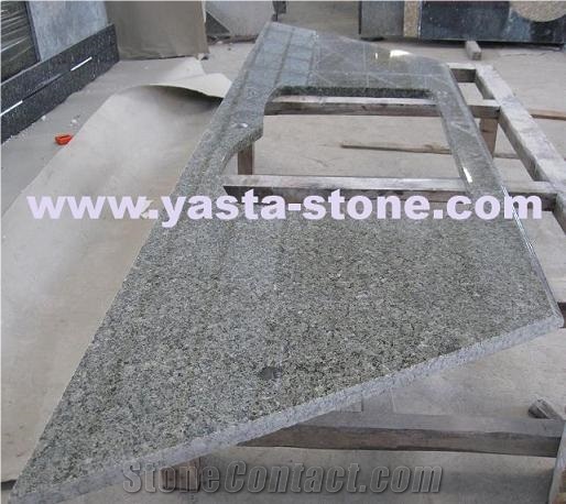 Ogee Edge Countertops, Chengde Green Granite Count