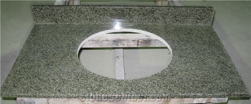 Ogee Edge Green Granite Vanity Tops