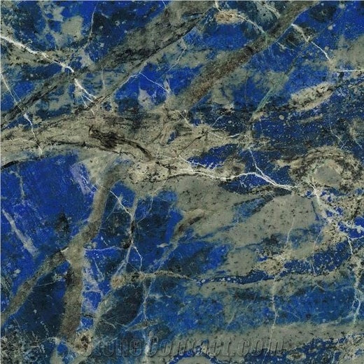 Lapis Lazuli Limestone Slabs & Tiles, Chile Blue Limestone