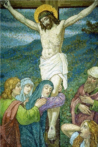 Natural Stone Mosaic Figures Picture Art Work