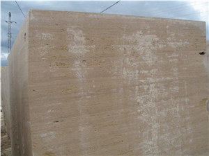 Turkey Beige Travertine Blocks