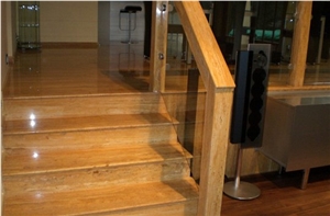 Beige Travertine Stairs