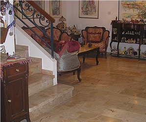 Jerusalem Royal Red Limestone Flooring Slabs & Tiles, Israel Red Limestone