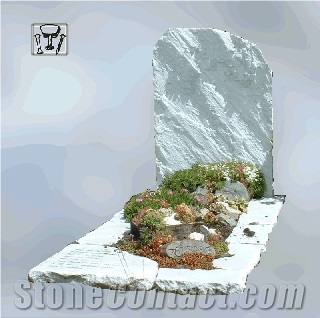 Tombstone with Crude Stone