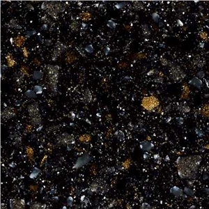 Black Quartz Stone Tile