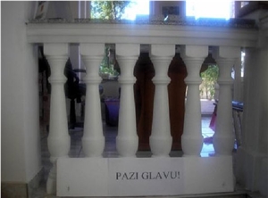 White Marble Balustrade & Railings