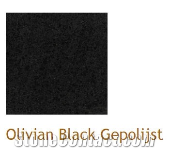 Olivian Black Polished Basalt