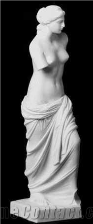 White Marble Venus Statue