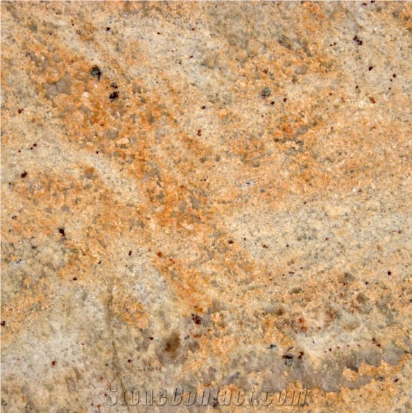 Ivory Chiffon Granite Tile, India Yellow Granite