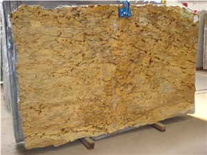 Lapidus Granite Slabs, Brazil Yellow Granite