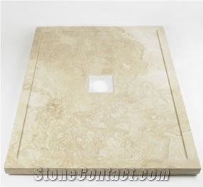 Beige Travertine Shower Tray