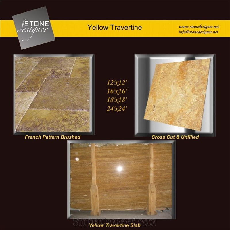 YELLOW TRAVERTINE