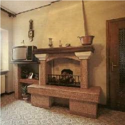 Persichino Di Prun Lessinia Stone Fireplace, Pietra Di Lessinia Rosa Pink Limestone Fireplace