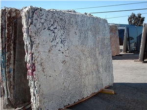 White Spring Granite Slabs & Tiles, Brazil White Granite