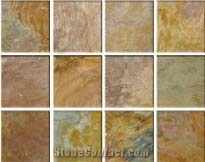 Rajah Multicolor Slate Slabs & Tiles