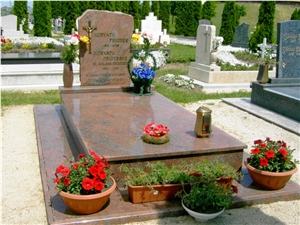 Multicolor Red Granite Monuments
