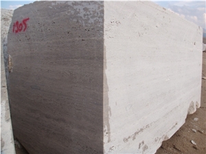 Silver Travertine Blocks, Turkey Grey Travertine