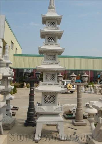 Grey Marble Lantern LT-12