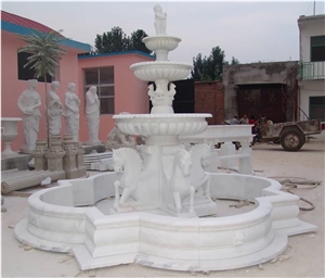 White Marble Fountain