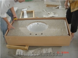 White Granite Vanity Top