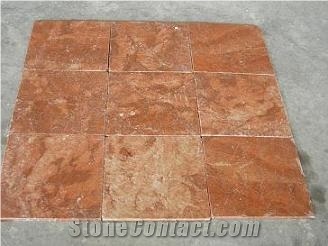 Burdur Brown Marble Tiles, Turkey Red Marble