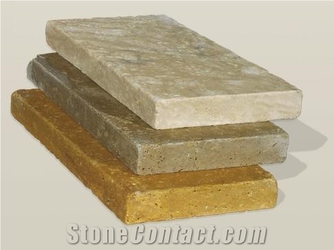 Tumbled Travertine Pavers