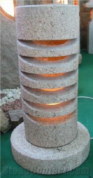 Granite Lamp - B94, White Granite Lamps