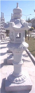White Marble Japanese Lantern - A1