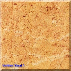Golden Sinai Marble Tile, Egypt Yellow Marble