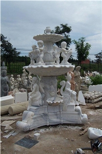 White Marble Fountain
