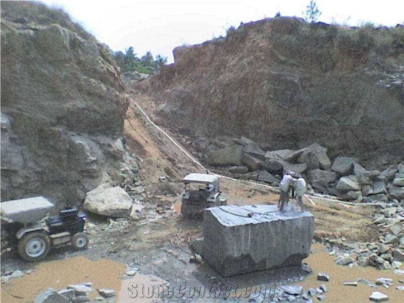 Black Granite Block
