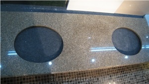 Granite Vanity Top 001, Brown Granite Vanity Top