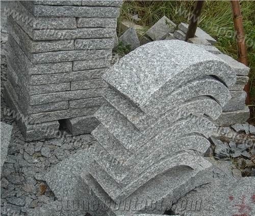 G603 Grey Granite Kerbstone