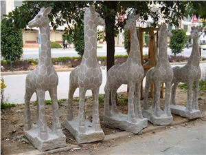 Yellow Granite Animal Sculpture
