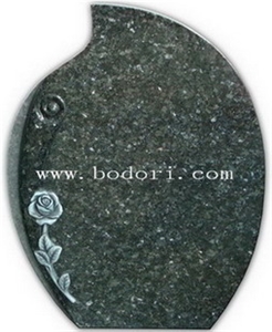 Green Granite Drawing Gravestone Ch-016 Green Granite Drawing Gravestone Ch-016