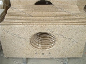 G682 Granite Vanity Tops, Yellow Granite Vanity Tops
