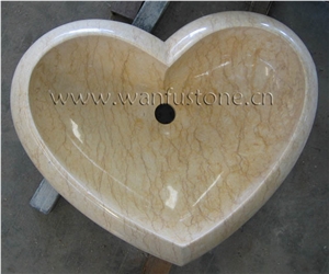 Spider Beige Marble Sinks, Wash Basins