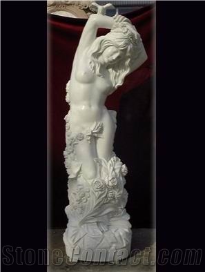 White Marble Sculpture