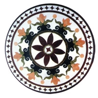 Marble Waterjet Medallion