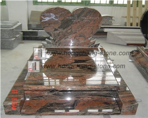 Multicolor Red Granite Monument