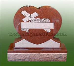 Heart Shape Monument, Tombstone, Gravestone Heart Shape Monument, Tombstone, Gravestone