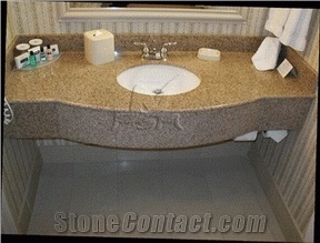 Yellow Granite Vanity Top