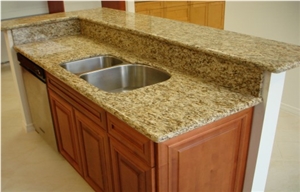 Giallo Santa Cecilia Granite Countertop Kitchen Worktops & Bar Tops