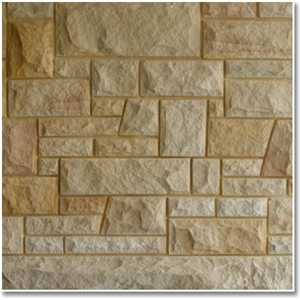Yellow Sandstone Mushroom Wall Yellow Sandstone Mushroom Wall