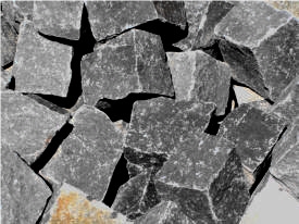 Black Basalt Cube Stone
