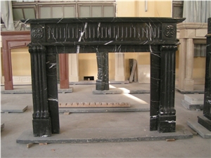 Black Marble Fireplace Mantel Black Marble Fireplace Mantel